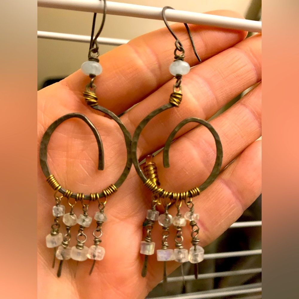Handmade earrings, local artist